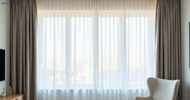 Freshly steam cleaned curtains in plenty-vic QLD